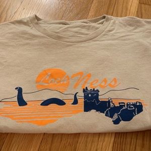 Loch Ness monster t-shirt, L